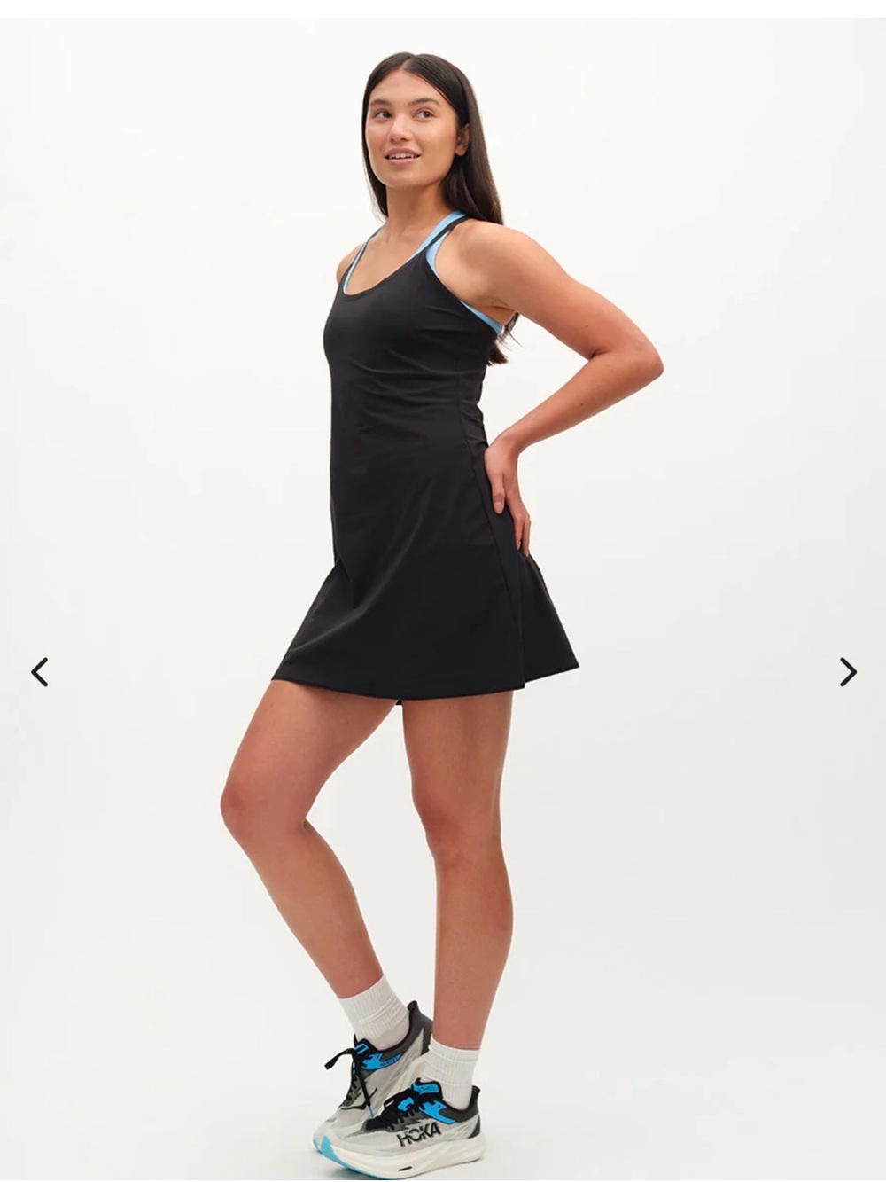 Outdoor Voices The Exercise Dress Black Women’s M Pull-On Stretch Short Solid